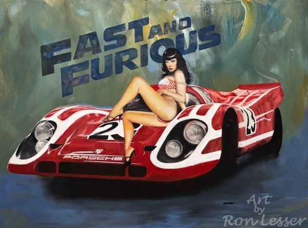 Bettie Page is Fast and Furiou